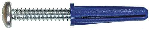 Hillman .164 in. Dia. x 7/8 in. L Plastic Pan Head Conical Anchor 6 pk (Pack of 10)