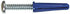 Hillman .164 in. Dia. x 7/8 in. L Plastic Pan Head Conical Anchor 6 pk (Pack of 10)