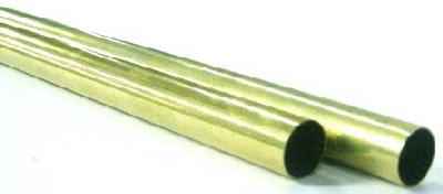 K&S 7/16 in. D X 12 in. L Round Brass Tube 1 pk