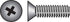 HILLMAN No. 10-24 Ga. X 1-1/4 in. L Phillips Flat Head Stainless Steel Machine Screws 100 pk