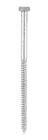 HILLMAN 5/16 in. X 6 in. L Hex Hot Dipped Galvanized Steel Lag Screw 50 pk