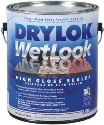 UNITED GILSONITE LABORATORIES High Gloss Clear Water-Based Acrylic Sealer 1 gal. (Pack of 2)