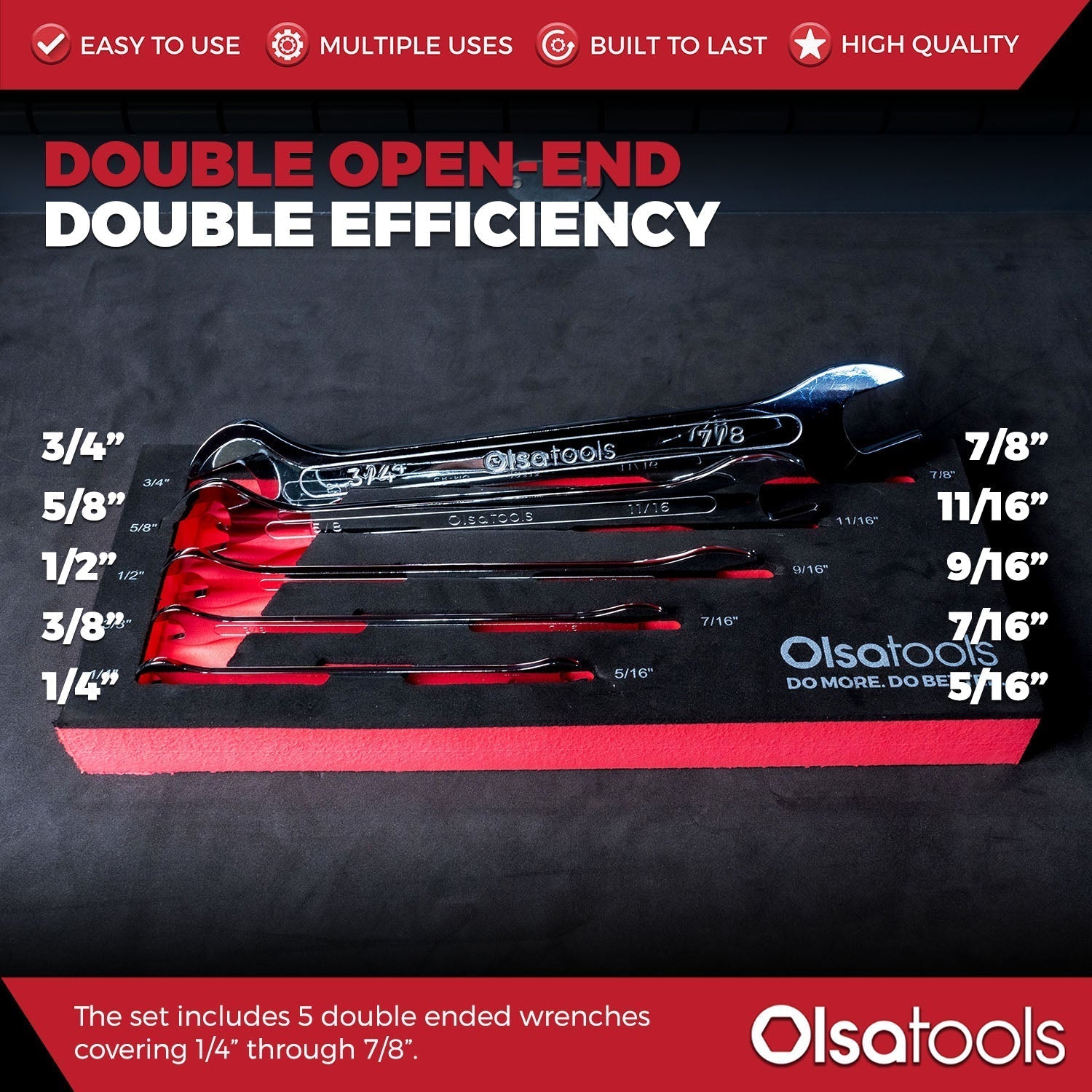 Slim Profile Wrench Set