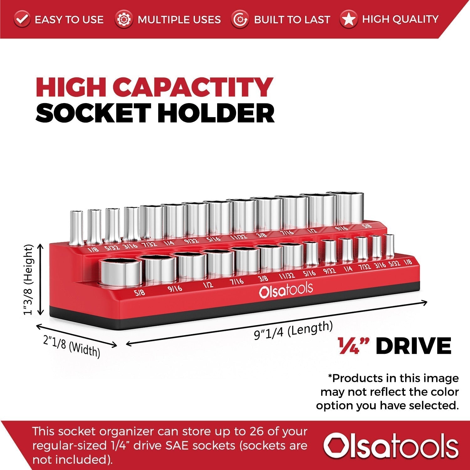 2-Row Magnetic Socket Holders