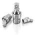 3pc Universal Joint Set, Socket Adapter 1/2", 3/8", and 1/4" drive