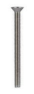 HILLMAN No. 8-32 Ga. X 2 in. L Phillips Flat Head Stainless Steel Machine Screws 100 pk