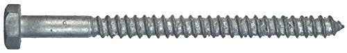Hillman 1/4 in. X 3 in. L Hex Hot Dipped Galvanized Steel Lag Screw 100 pk