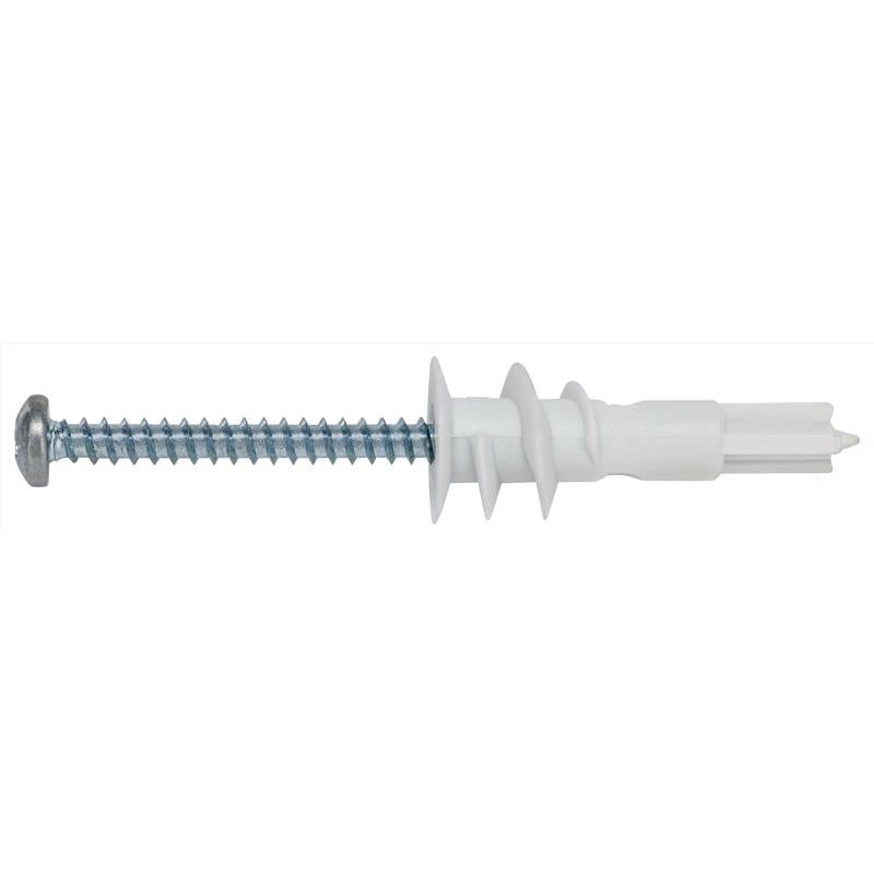 Hillman .164 in. Dia. x 1-1/4 in. L Nylon Pan Head Wallboard Anchors 2 pk (Pack of 6)