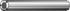 HILLMAN .112 in. D X 1 in. L Plastic Round Head Ribbed Anchor 100 pk