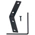 Hampton 3 in. H X 3/4 in. W X 3 in. D Black Steel Inside L Corner Brace (Pack of 20)