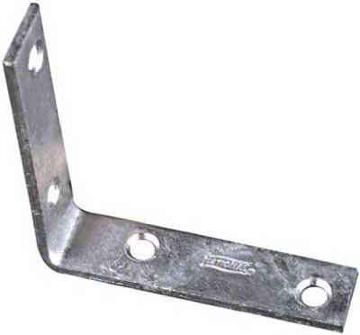 National Hardware 3 in. H X 3/4 in. W X 0.11 in. D Galvanized Steel Inside Corner Brace