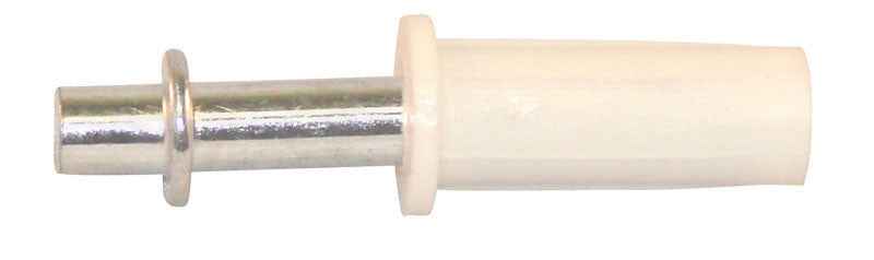 Barton Kramer 3/8 in. D X 1/4 in. L White Plastic Bi-fold Door Pivot 2 pk
