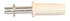Barton Kramer 3/8 in. D X 1/4 in. L White Plastic Bi-fold Door Pivot 2 pk