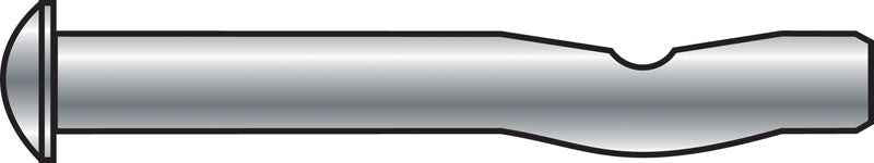 HILLMAN 1/4 in. D X 2-1/2 in. L Steel Flat Head Spike Anchors 50 pk
