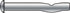 HILLMAN 1/4 in. D X 2-1/2 in. L Steel Flat Head Spike Anchors 50 pk
