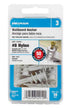 Hillman .164 in. Dia. x 1-1/4 in. L Nylon Flat Head Wallboard Anchors 10 pk (Pack of 5)
