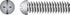 Hillman No. 8-32 X 2-1/2 in. L Combination Round Head Zinc-Plated Steel Machine Screws 100 pk