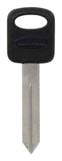 Hillman Brass Black/Silver #24 H75PH Automotive Double Sided Blank Key for Ford (Pack of 5)