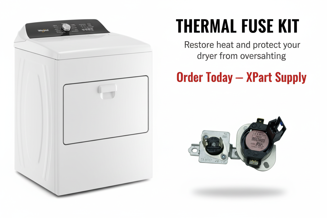 280148 Whirlpool Dryer Thermal Fuse & High-Limit Thermostat Kit – Sales Banner | XPart Supply