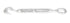 Baron Galvanized Steel Turnbuckle 1000 lb. cap.