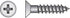 HILLMAN No. 9 X 1-1/4 in. L Phillips Coarse Wood Screws 1 pk