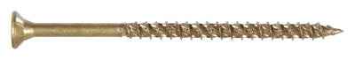Hillman Power Pro No. 8 X 1-1/4 in. L Star Bronze Ceramic Wood Screws 1 lb 242 pk