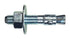 HILLMAN 5/8 in. D X 3-1/2 in. L Steel Round Head Wedge Anchor 10 pc