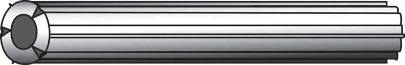 HILLMAN .19 in. D X 1-1/2 in. L Plastic Round Head Ribbed Anchor 100 pk