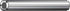 HILLMAN .19 in. D X 1-1/2 in. L Plastic Round Head Ribbed Anchor 100 pk