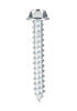 Hillman No. 12 X 1-1/2 in. L Slotted Hex Head Sheet Metal Screws 100 pk