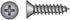 HILLMAN No. 4 Ga. X 3/4 in. L Phillips Flat Head Sheet Metal Screws 100 pk