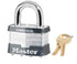 Master Lock 2 in. W Steel Pin Tumbler Exterior Padlock