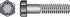 HILLMAN 1/2 in. D X 6 in. L Heat Treated Steel Hex Head Cap Screw 25 pk