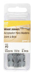 Hillman 3/8 in. L Galvanized Steel Wood Joiner Flat Shank 8 pk (Pack of 6)