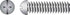 HILLMAN No. 10-24 Ga. X 3-1/2 in. L Combination Round Head Zinc-Plated Steel Machine Screws 100 pk