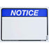 Hillman English White Notice Sign 10 in. H X 14 in. W (Pack of 6)