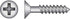 HILLMAN No. 6 X 3/4 in. L Phillips Black Phosphate Twin Thread Cabinet Screws 100 pk