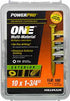 Hillman POWERPRO ONE No. 10 X 1-3/4 in. L Star Flat Head Multi-Material Screw 1 lb 106 pk