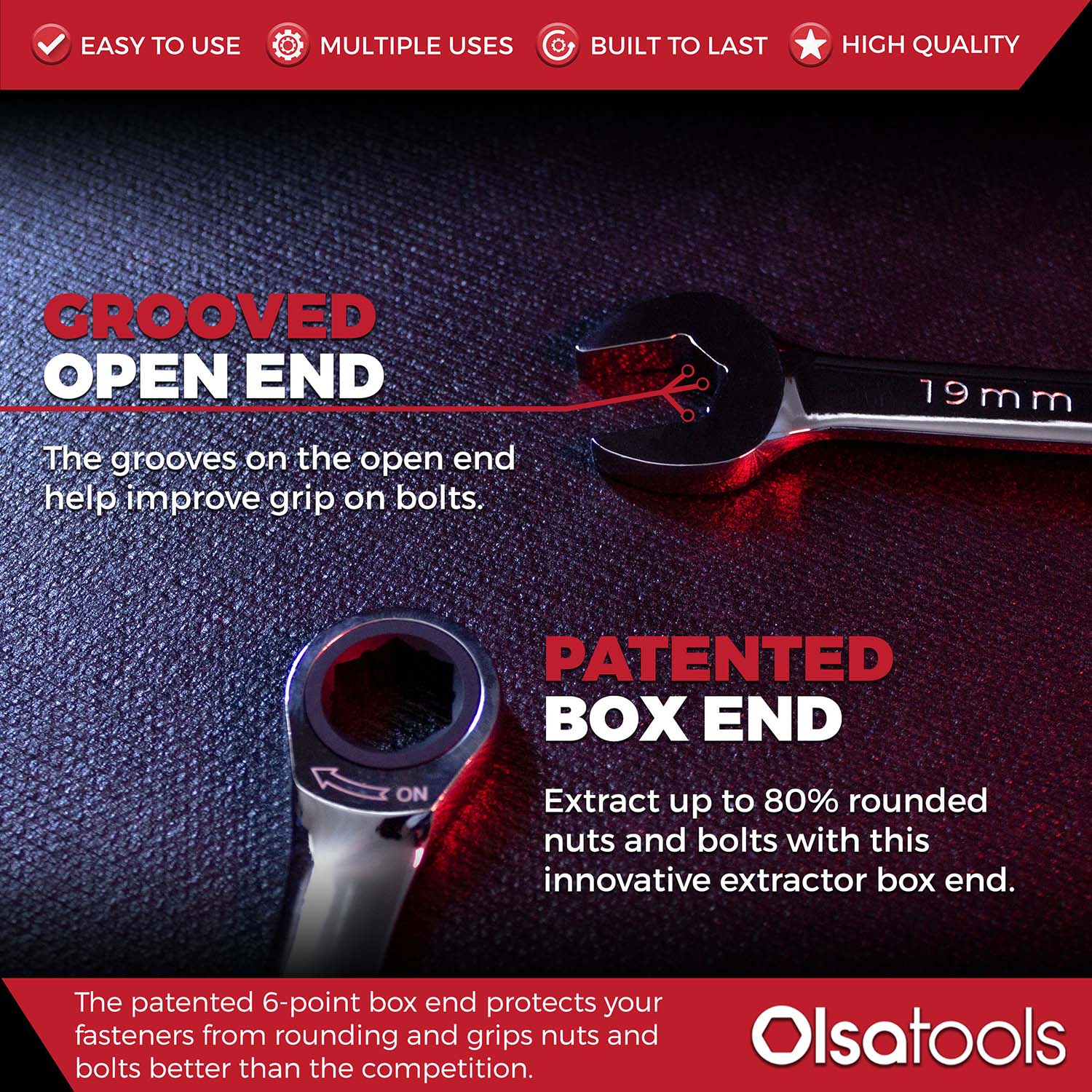 120 Tooth Ratcheting Wrench Set