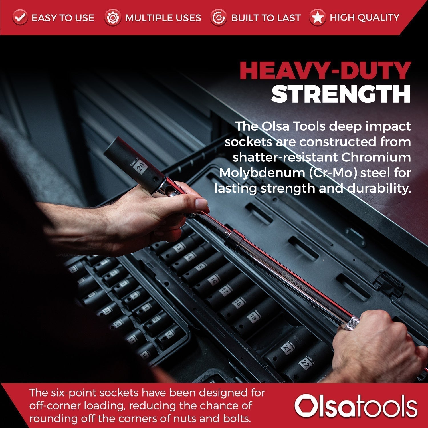 Cr-Mo Impact Sockets