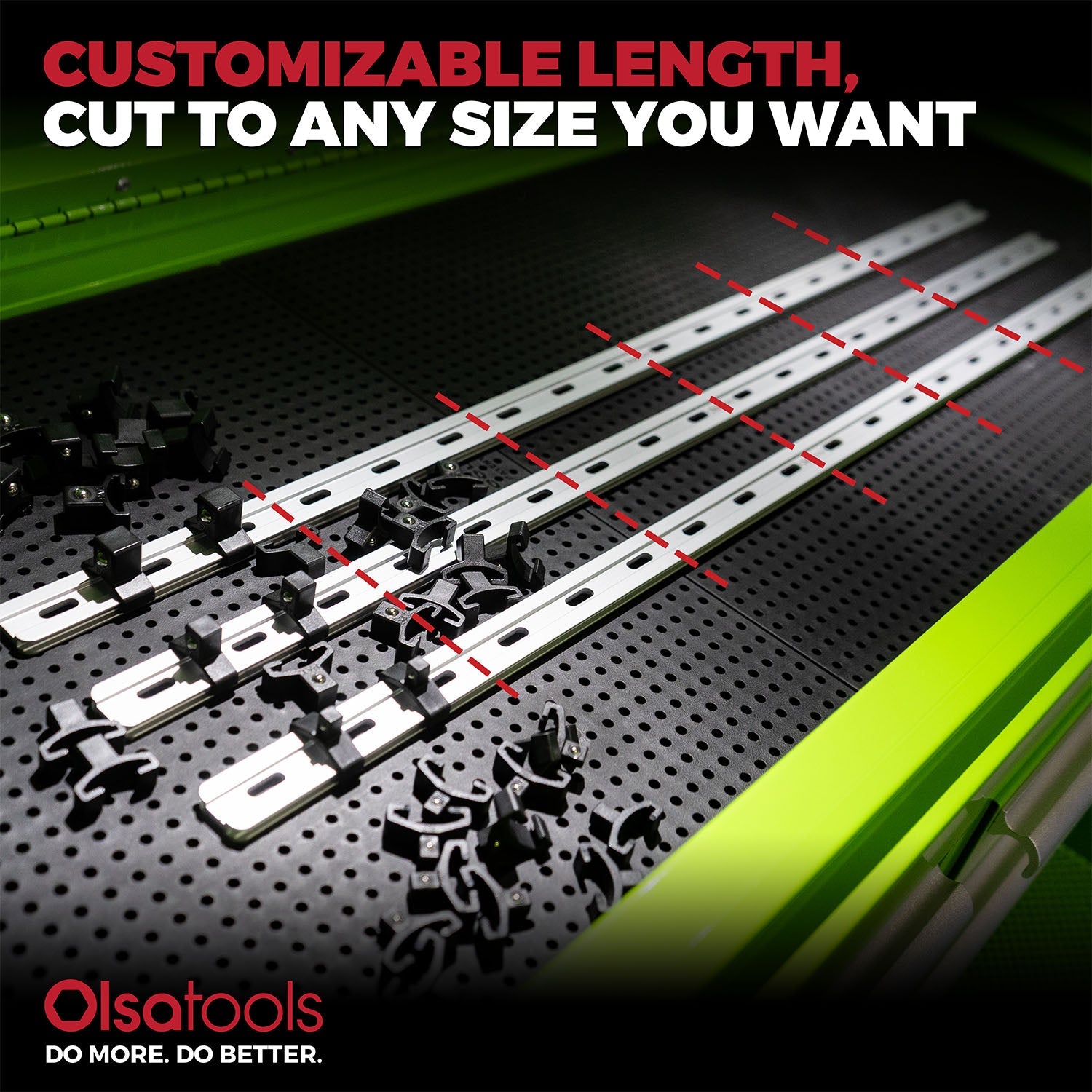 Toolgrid® Aluminum Socket Rails