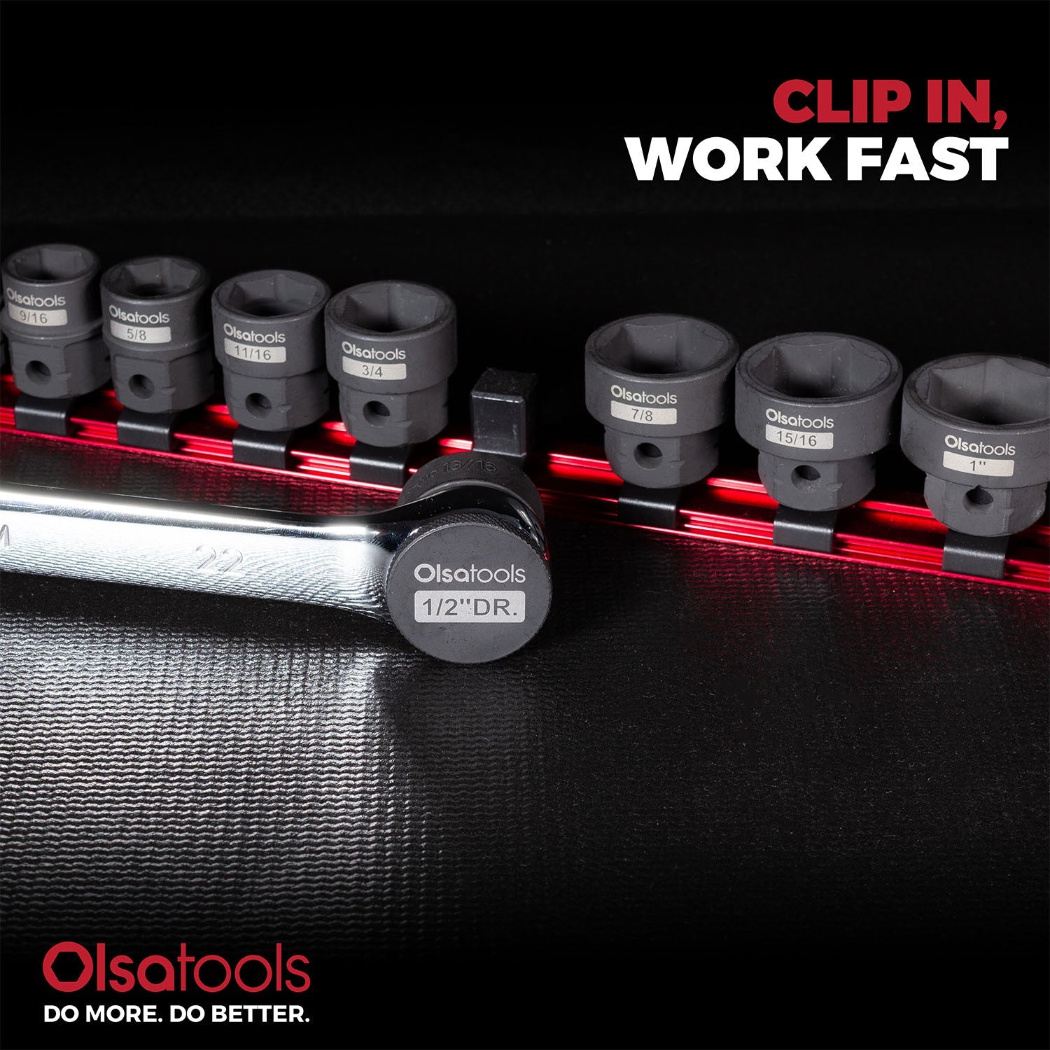 3pc Clip for Stubby Impact Sockets and Bits