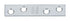 National Hardware 5/8 in. W X 3 in. L Satin Stainless Steel Mending Brace