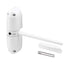Prime-Line Zinc-Plated White Steel Hydraulic Door Closer