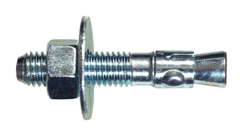 HILLMAN 3/4 in. D X 6-1/4 in. L Steel Round Head Wedge Anchor 10 pc