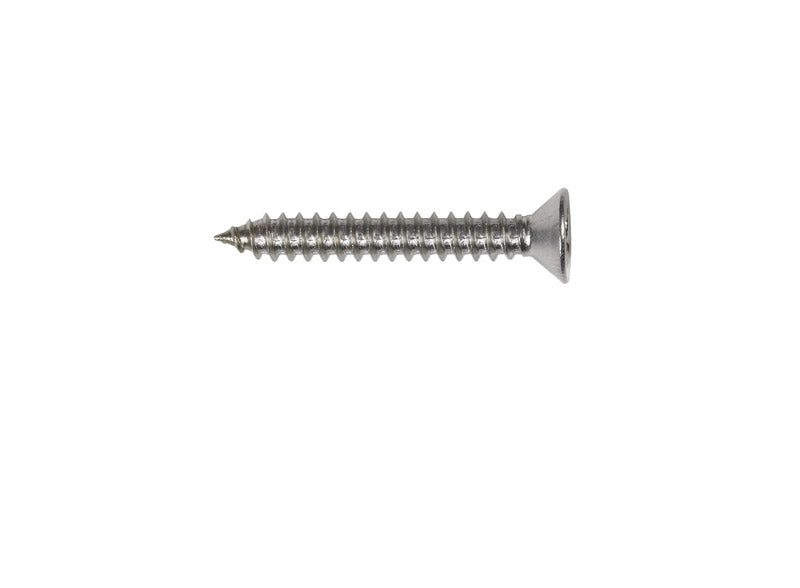 HILLMAN No. 12 Ga. X 1-1/2 in. L Phillips Flat Head Sheet Metal Screws 100 pk
