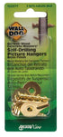 Hillman WALL DOG Brass-Plated Gold Self-Drilling Picture Hanger 50 lb. 3 pk (Pack of 10)