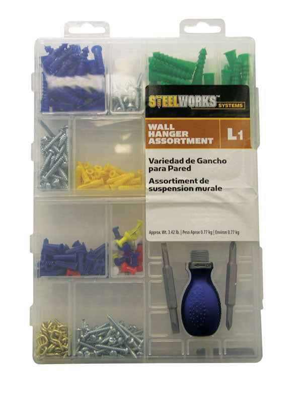 HILLMAN Assorted Picture Hanging Set 408 pk