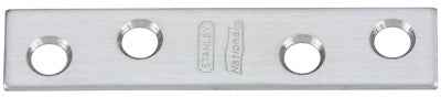 National Hardware 5/8 in. W X 3 in. L Satin Stainless Steel Mending Brace