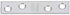 National Hardware 5/8 in. W X 3 in. L Satin Stainless Steel Mending Brace